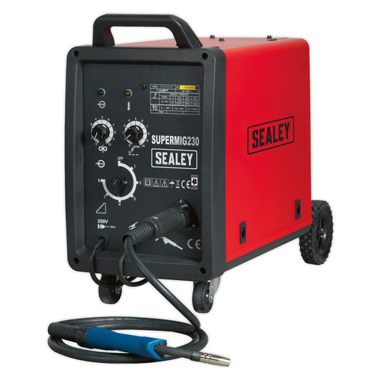Sealey SUPERMIG230 Professional MIG Welder 230A 230V with Binzel® Euro Torch - McCormickTools