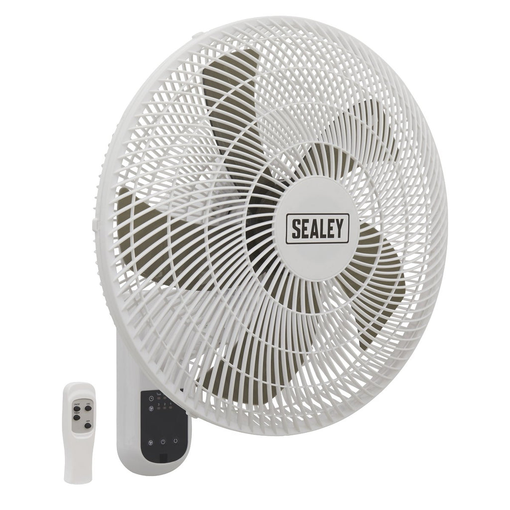Sealey SWF18WR Wall Fan 3 - Speed 18" with Remote Control 230V - McCormickTools
