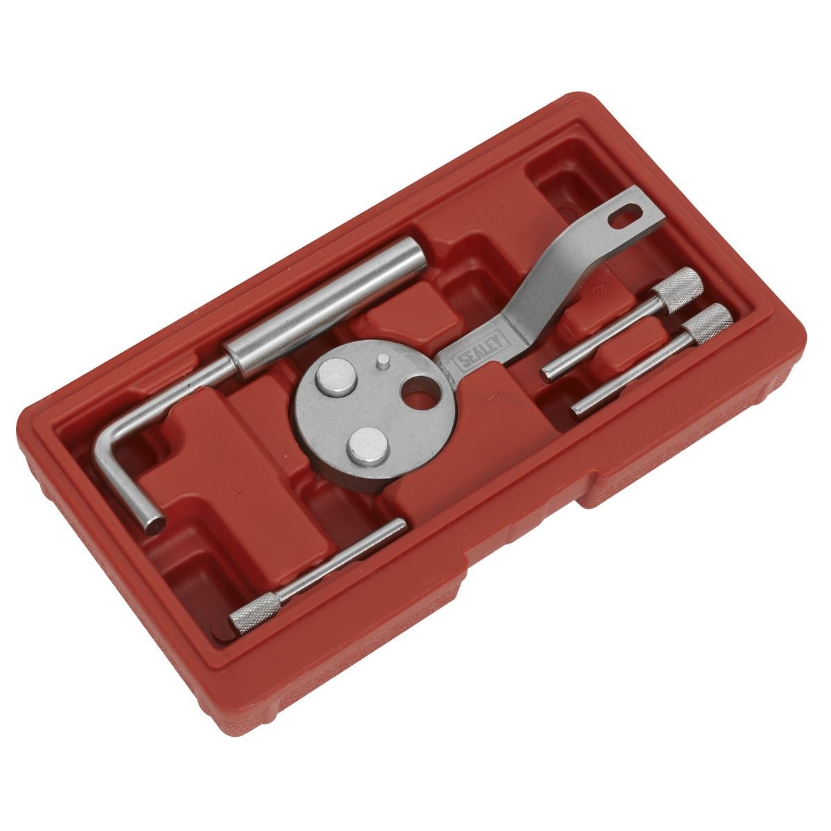 Sealey VSE5863 Diesel Engine Timing Tool Kit - for Ford Jaguar Land Rover 2.2D/3.2D TDCi - Chain Drive