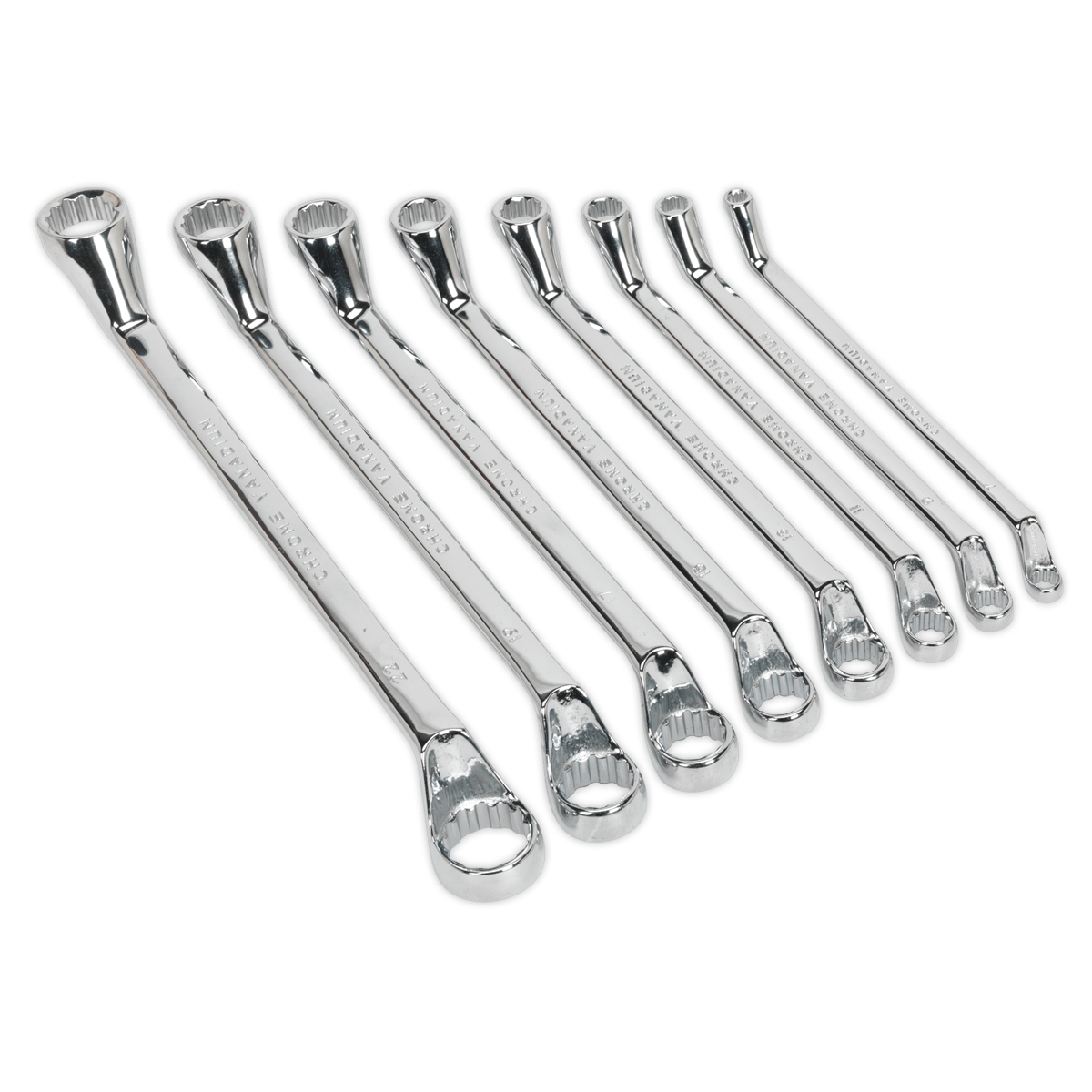 Siegen S0405 Siegen S0405 Deep Offset Ring Spanner Set 8pc Metric