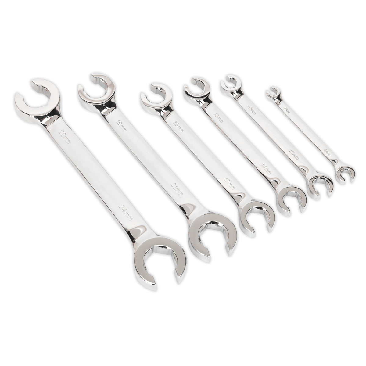 Siegen S0767 Siegen S0767 Flare Nut Spanner Set 6pc Metric