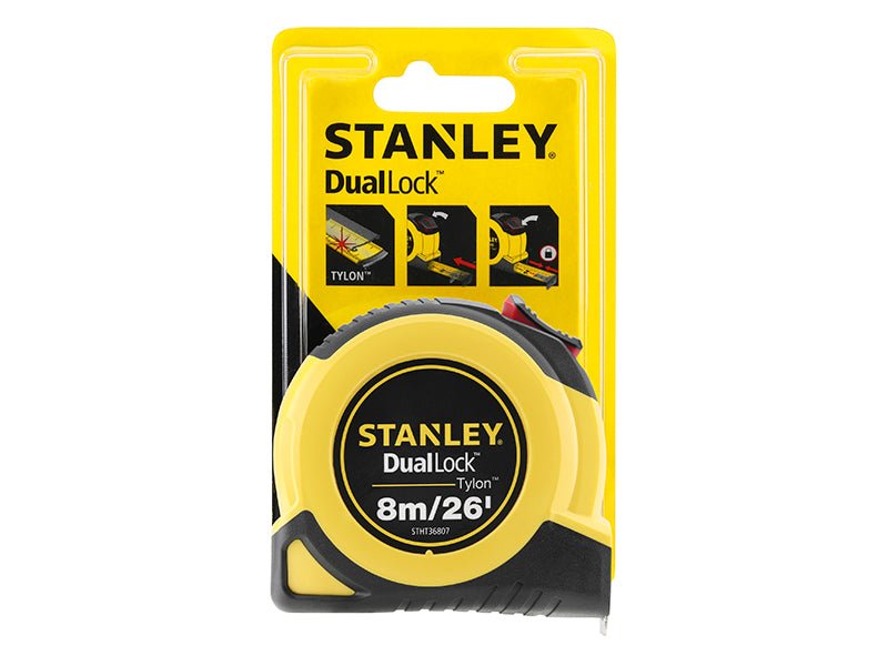 Stanley TB - STA036806 Stanley DualLock Tylon Pocket Tape 5m/16ft Width 19mm STA036806