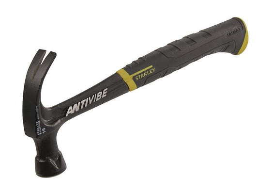 Stanley TB - STA151275 Stanley FatMax AntiVibe All Steel Curved Claw Hammer 450g 16oz STA151275