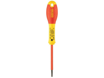 Stanley TB - STA065411 Stanley FatMax VDE Insulated Screwdriver Parallel Tip 3.5 x 75mm STA065411