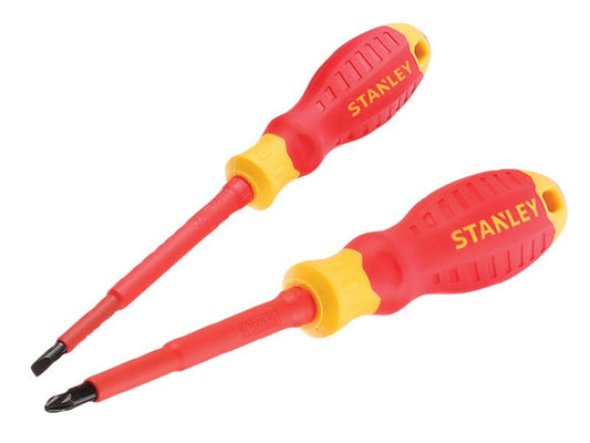 Stanley TB - STA060030 Stanley FatMax VDE Insulated Screwdriver Set 2 Piece STA060030