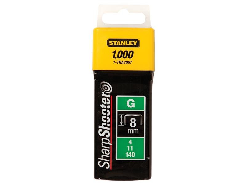 Stanley TB - STA1TRA705T Stanley TRA705T Heavy - Duty Staple 8mm Pack 1000 STA1TRA705T