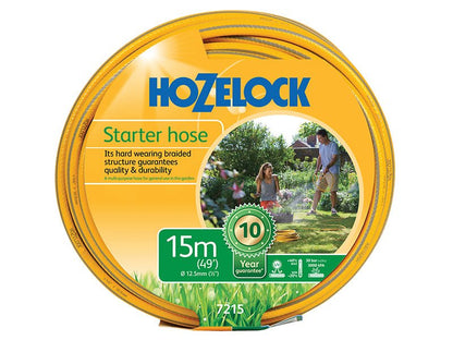 Hozelock 7215 Starter Hose 15m 12.5mm 1/2in Diameter-McCormickTools