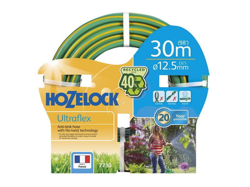 Hozelock 7730 Ultraflex Hose 30m 12.5mm 1/2in Diameter