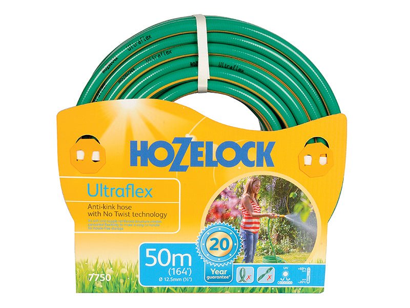 Hozelock 7750 Ultraflex Hose 50m 12.5mm 1/2in Diameter