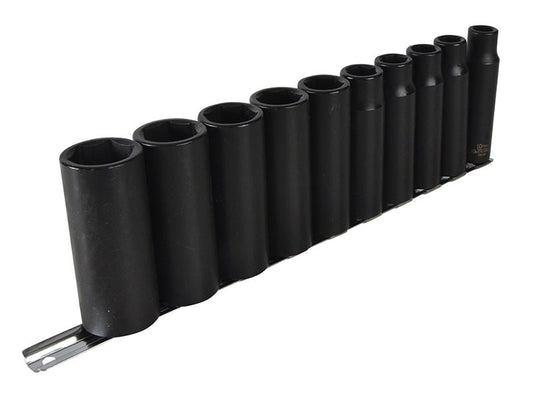 Teng Tools TB - TEN9126 Teng 9126 Deep Impact Socket Set of 10 Metric 1/2in Drive