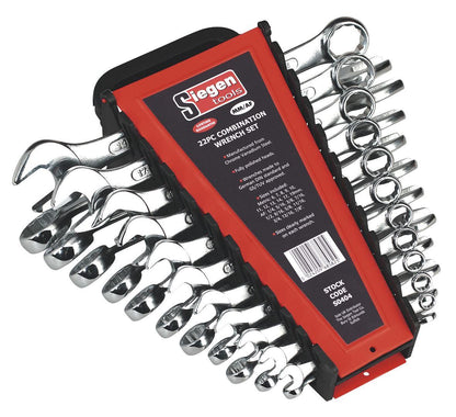 Siegen S0404 Combination Spanner Set 22pc Metric/Imperial