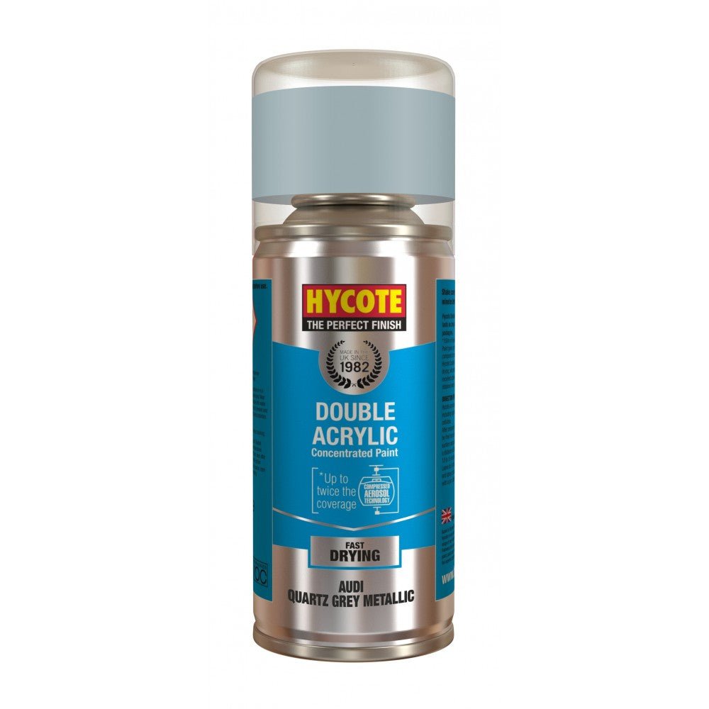 Hycote Audi Quartz Grey Metallic Spray Paint 150Ml Xdad506