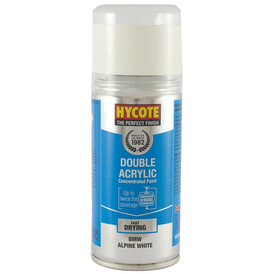 Hycote Bmw Alpine White Double Acrylic Spray Paint 150Ml Xdbm601