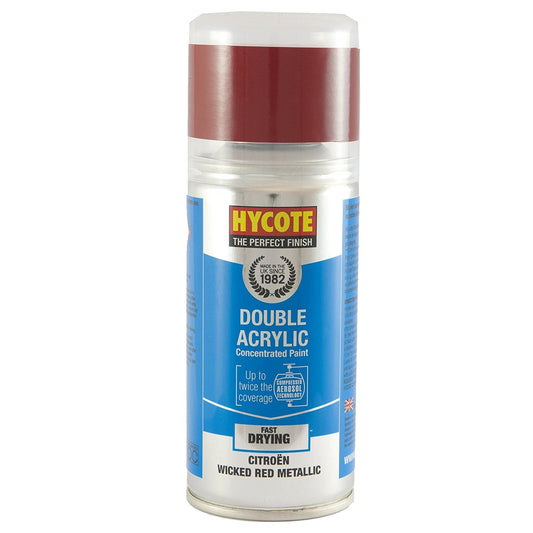 Hycote Citroen Wicked Red Met Double Acrylic Spray Paint 150Ml Xdct503