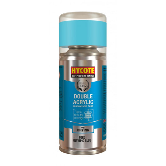 Hycote Ford Olympic Blue Double Acrylic Spray Paint 150Ml Xdfd224