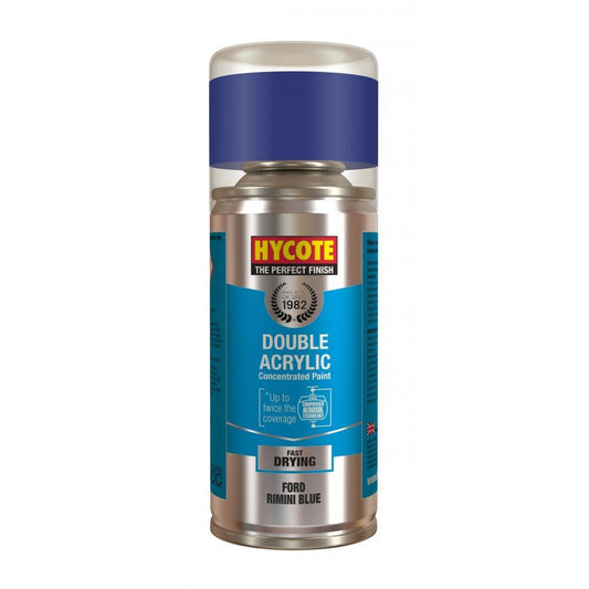 Hycote Ford Rimini Blue Metallic Double Acrylic Spray Paint 150Ml Xdfd244