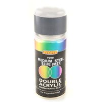 Hycote Ford Medium Steel Blue Met Double Acrylic Spray Paint 150Ml Xdfd249