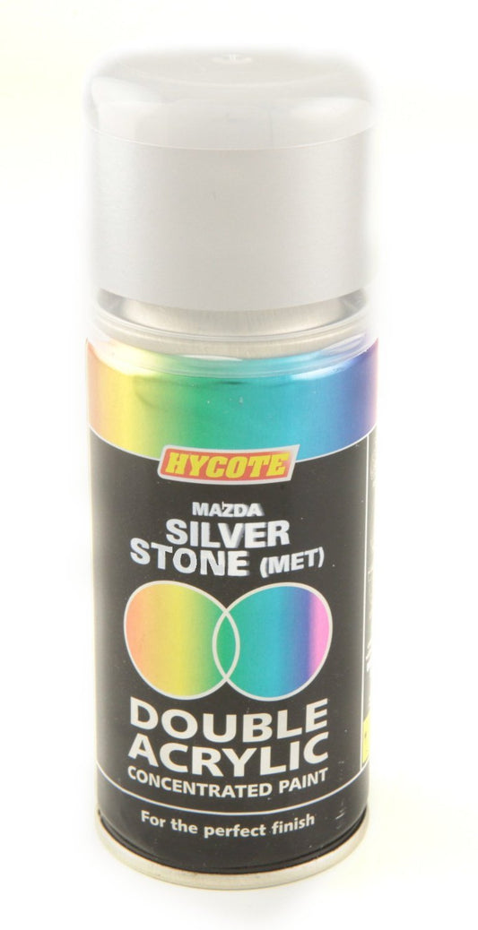 Hycote Mazda Silver Stone Metallic Double Acrylic Spray Paint 150Ml Xdmz401