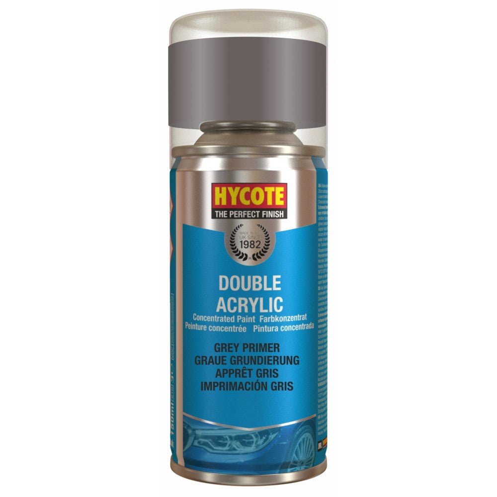 Hycote Grey Primer Double Acrylic Spray Paint 150Ml Xdpb901