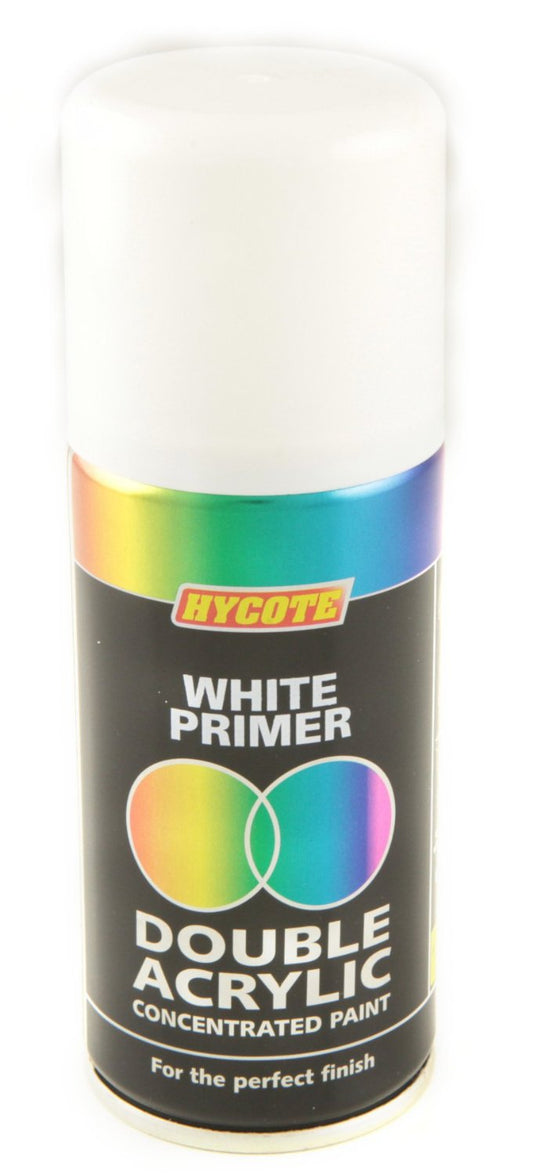 Hycote White Primer Double Acrylic Spray Paint 150Ml Xdpb903