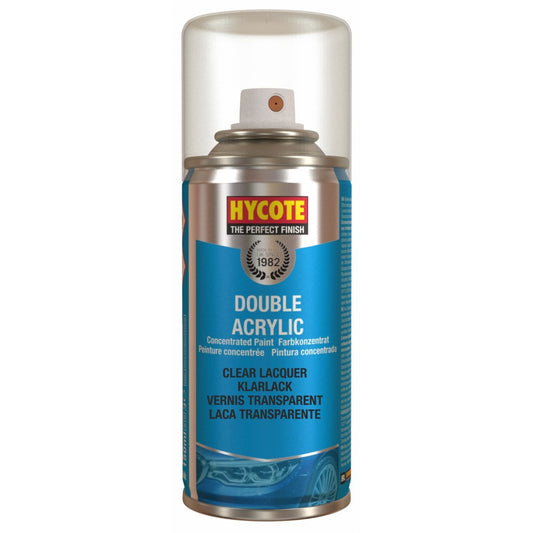 Hycote Clear Lacquer Double Acrylic Spray Paint 150Ml Xdpb908