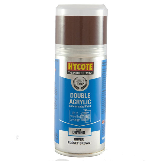 Hycote Rover Russet Brown Double Acrylic Spray Paint 150Ml Xdrv106