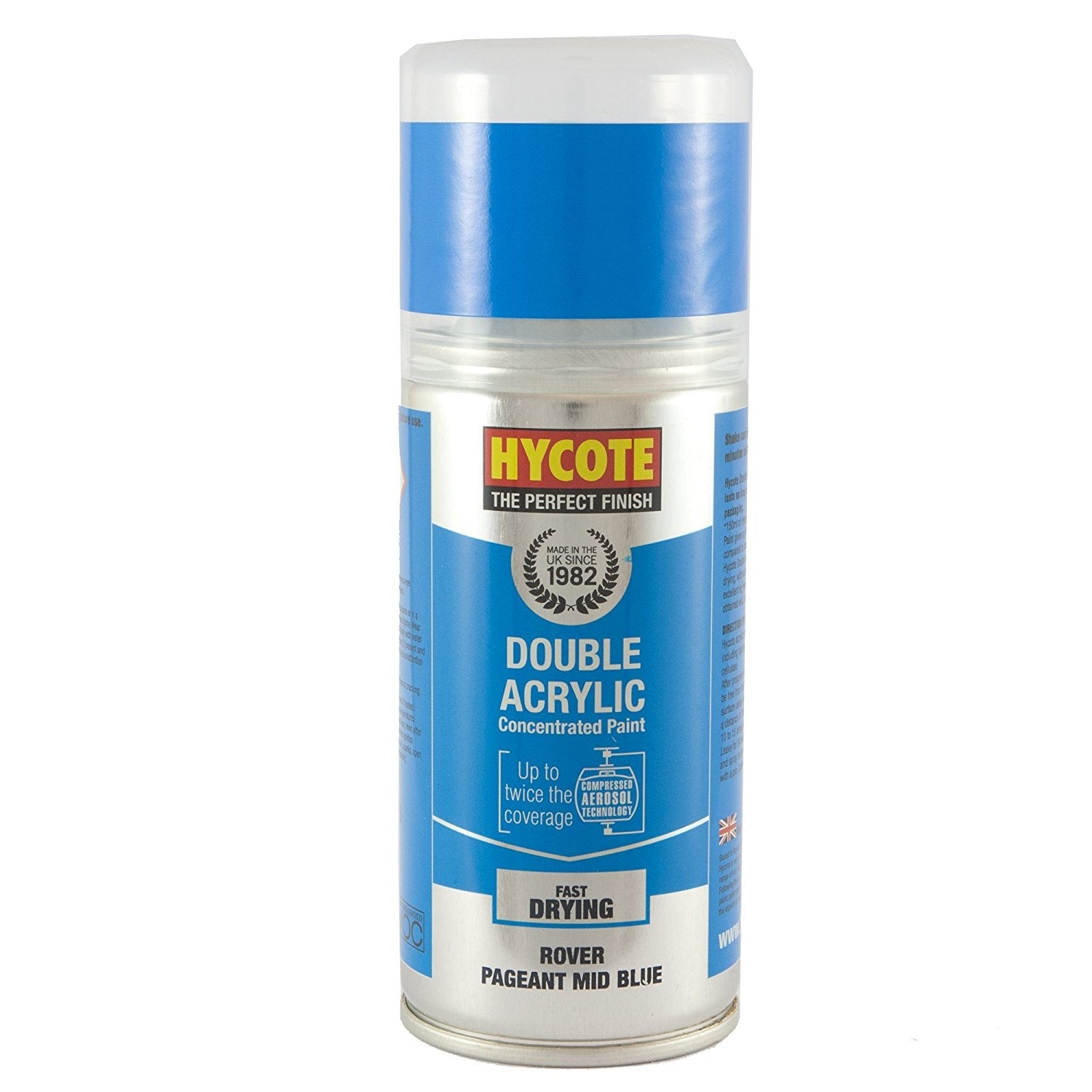 Hycote Rover Pageant Midnight Blue Double Acrylic Spray Paint 150Ml Xdrv212