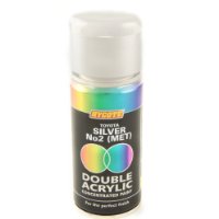 Hycote Toyota Silver No 2 Metallic Double Acrylic Spray Paint 150Ml Xdty401