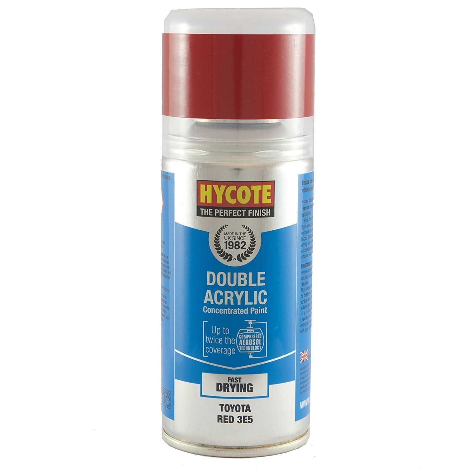 Hycote Toyota Red 3E5 Double Acrylic Spray Paint 150Ml Xdty501