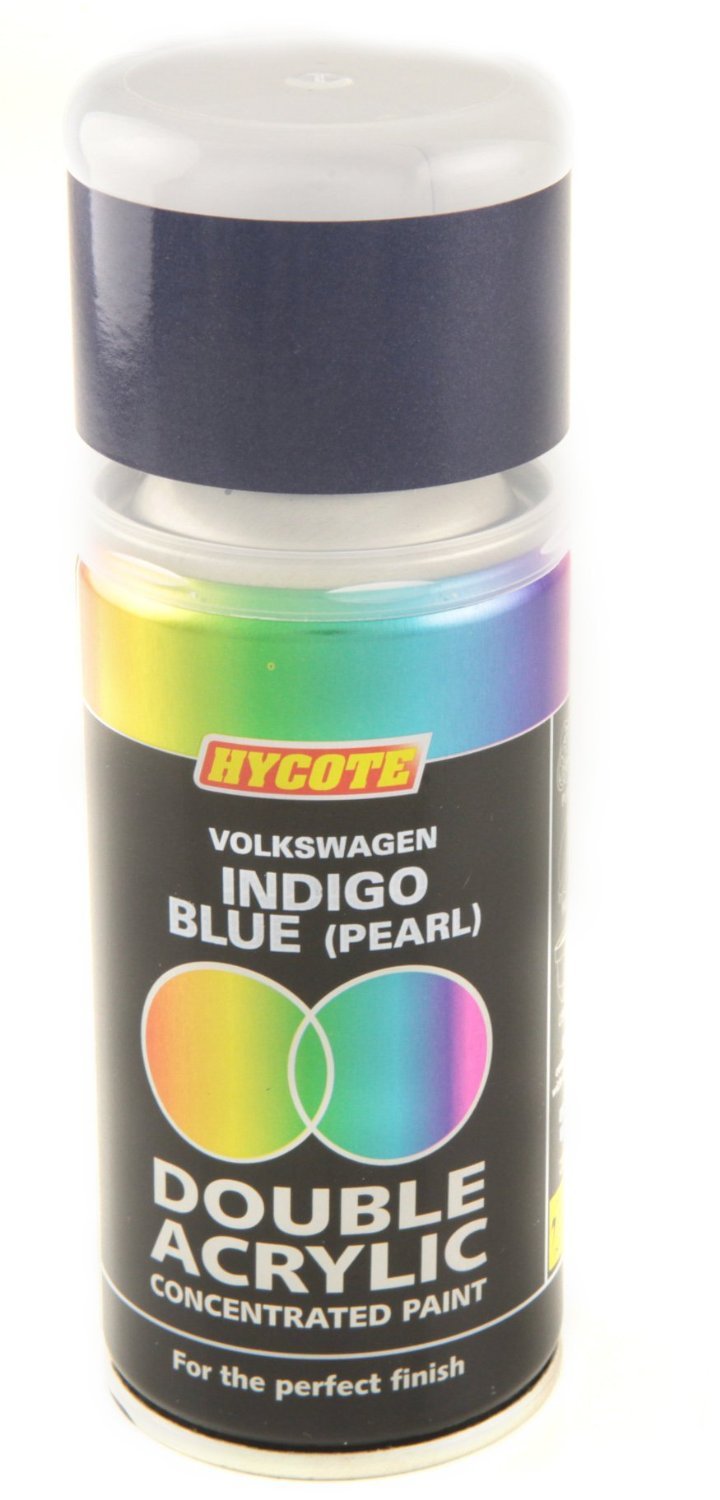 Hycote Volkswagen Indigo Blue Double Acrylic Spray Paint 150Ml Xdvw205-McCormickTools