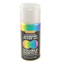 Hycote Volkswagen Diamond Silver Metallic Double Acrylic Spray Paint 150Ml Xdvw402