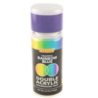 Hycote Vauxhall Rainbow Blue Double Acrylic Spray Paint 150Ml Xdvx218