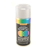 Hycote Vauxhall Tiffany Silver Metallic Double Acrylic Spray Paint 150Ml Xdvx409