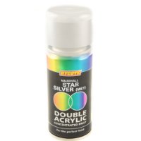 Hycote Vauxhall Star Silver Double Acrylic Spray Paint 150Ml Xdvx413