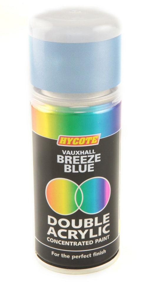 Hycote Vauxhall Breeze Blue Double Acrylic Spray Paint 150Ml Xdvx723