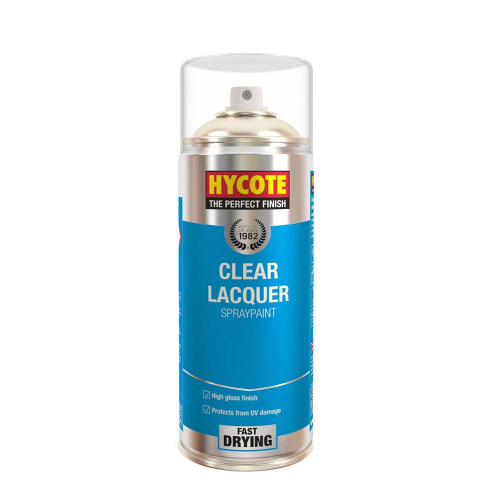 Hycote Clear Lacquer Spray Paint 400Ml (Pack Of 12) Xuk0232