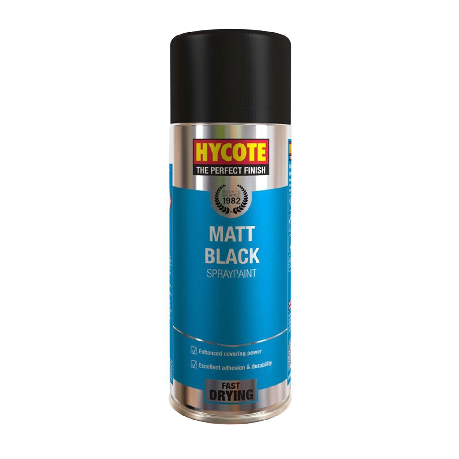 Hycote Matt Black Spray Paint 400Ml Xuk027