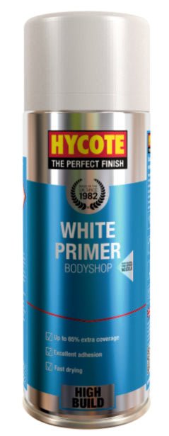 Hycote Bodyshop White Primer Spray Paint Xuk427