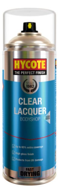 Hycote Bodyshop Clear Lacquer Spray Paint Xuk428