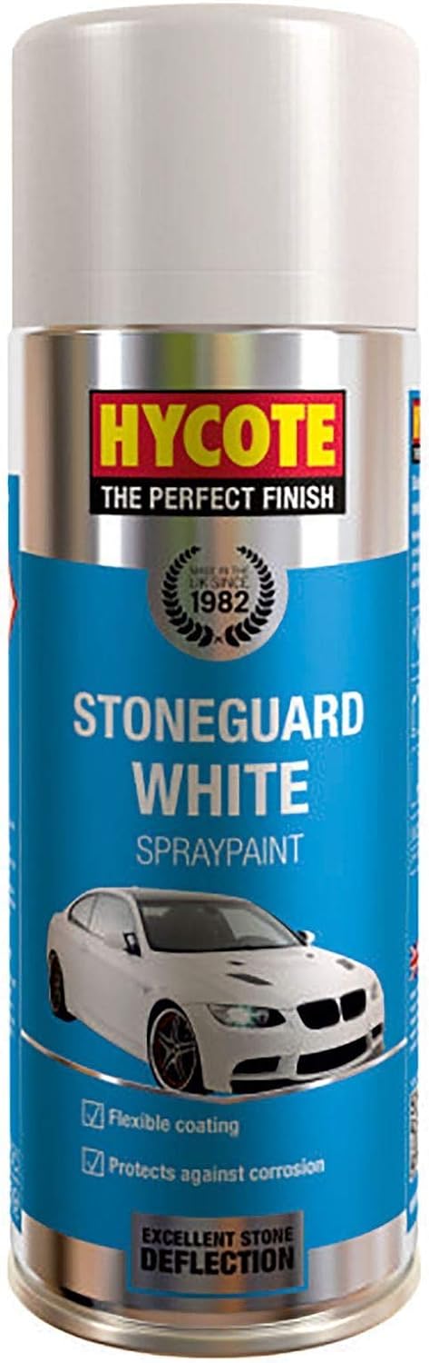 Hycote Stoneguard White Spray Paint 400Ml Xuk476