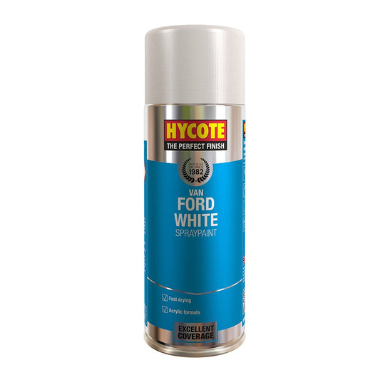 Hycote Ford Van White Spray Paint 400Ml Xuk479