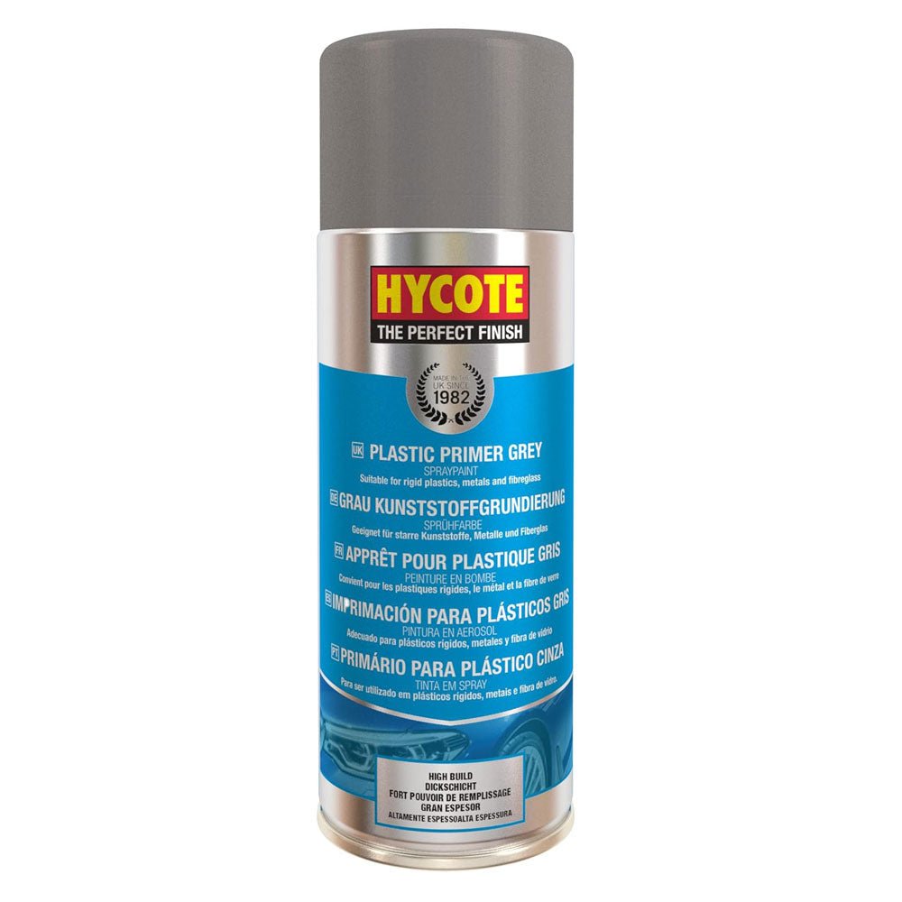 Hycote Grey Plastic Primer Spray Paint 400Ml Xuk612